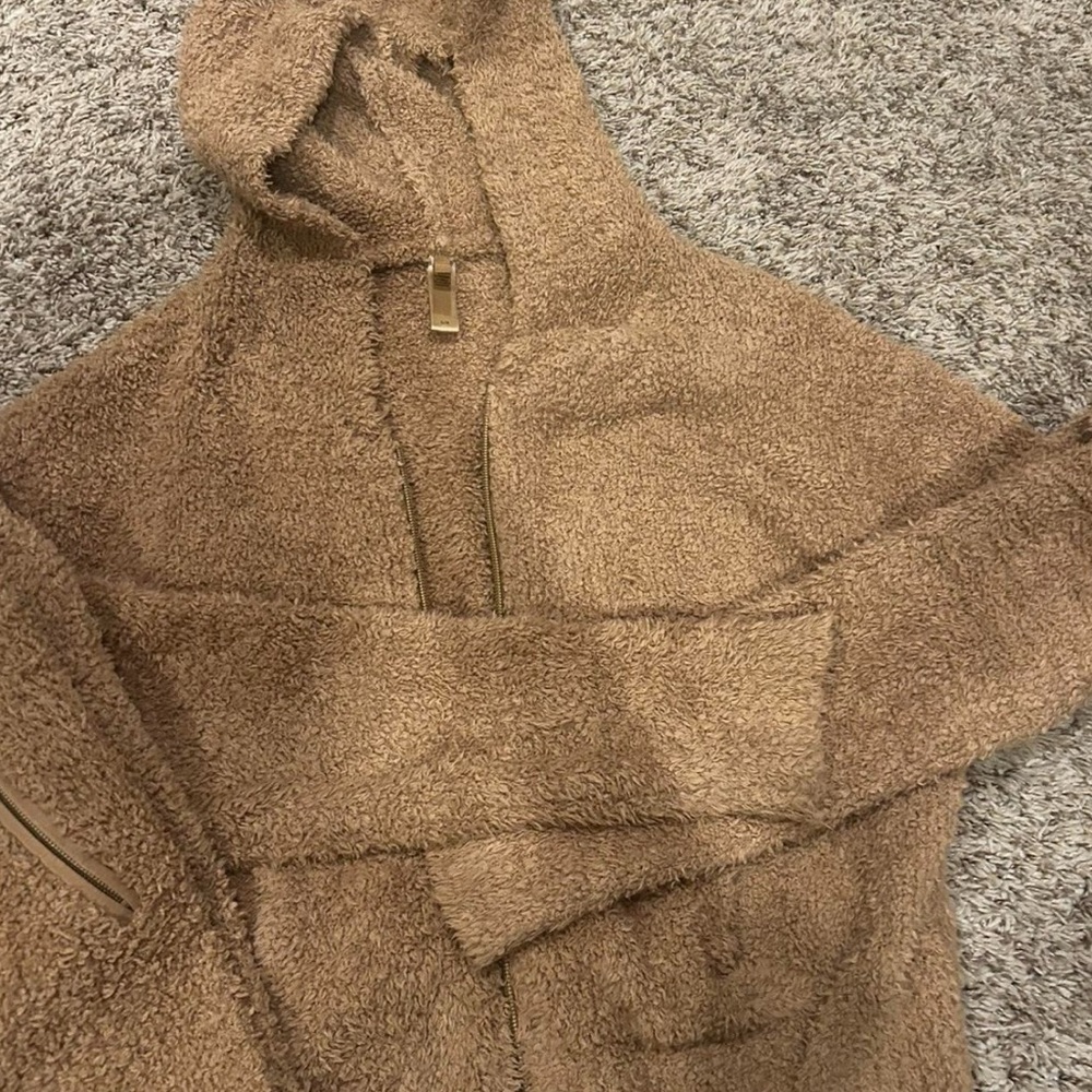 ❌SOLD❌ SKIMS Cozy Knit Hoodie and Pants in Brown